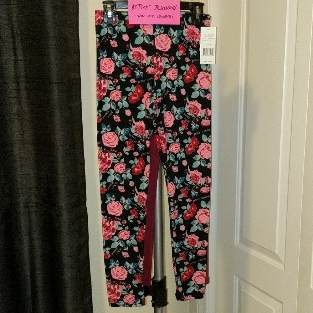 ⬇️💲New Betsy Johnson girls leggings - Picture 3 of 4